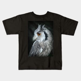 Small grey owl Kids T-Shirt